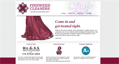 Desktop Screenshot of fireweedcleaners.com